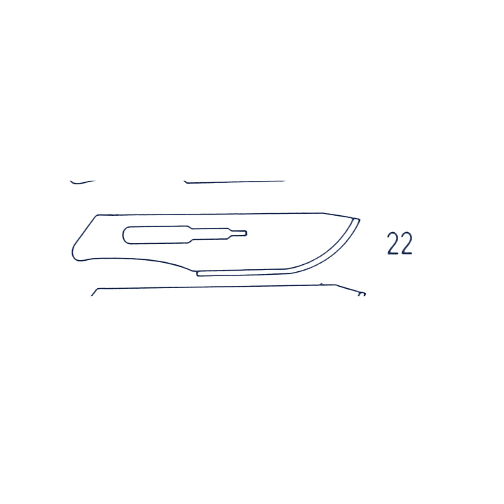 Repuesto Bisturies 100 Und. 7