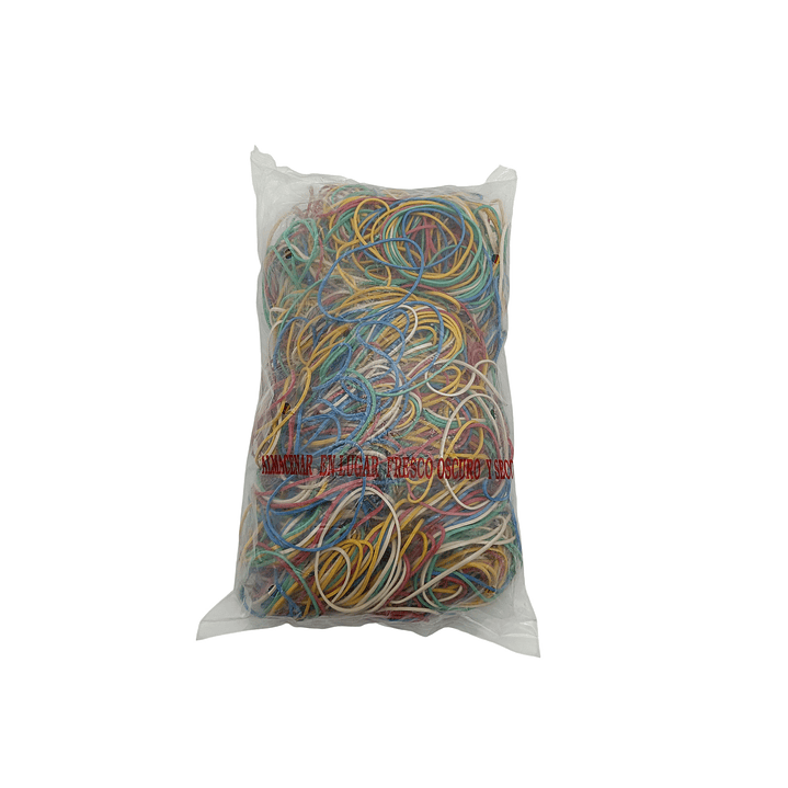 Bolasa Elastico Billete 1/2 Kilo Colores 1