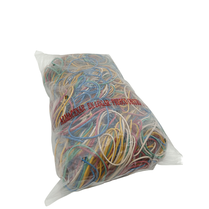 Bolasa Elastico Billete 1/2 Kilo Colores 2