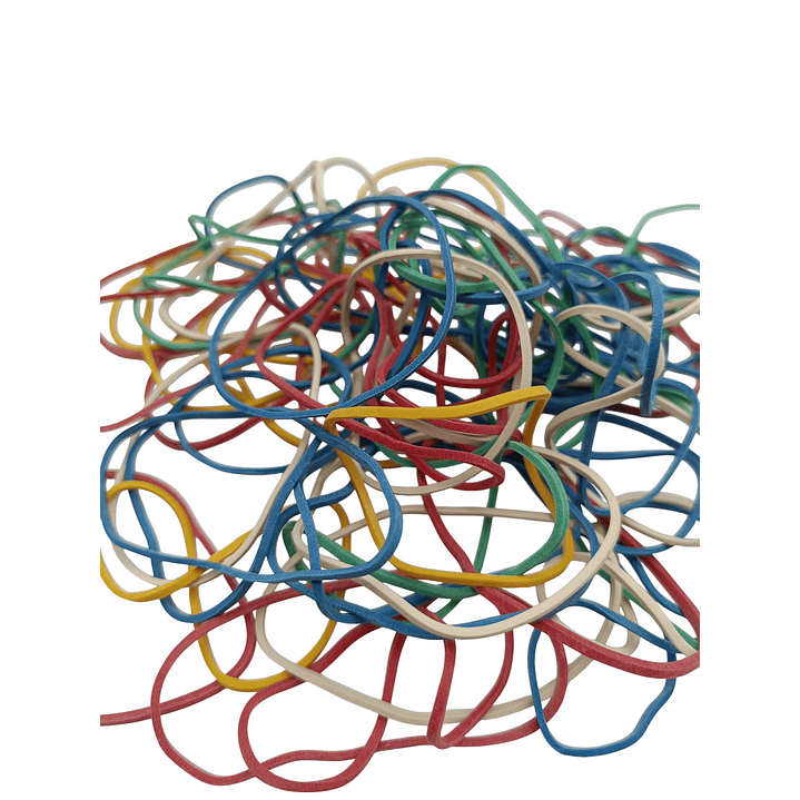 Bolasa Elastico Billete 1/2 Kilo Colores 4