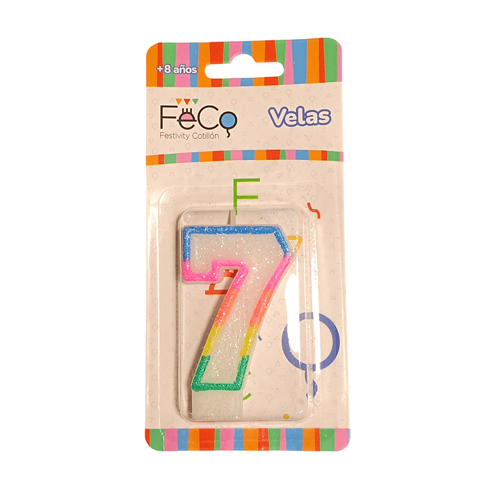 Vela Cumpleaños Feco Numero 1