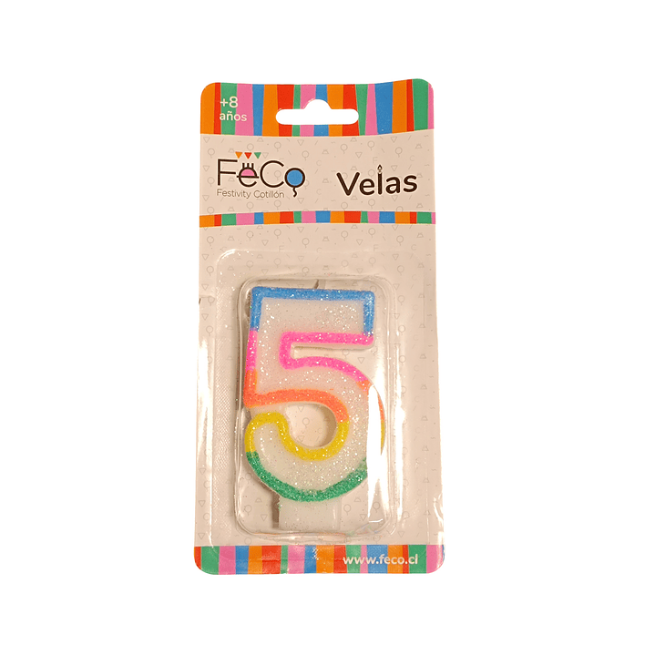 Vela Cumpleaños Feco Numero 3