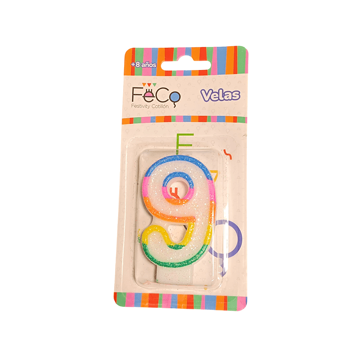 Vela Cumpleaños Feco Numero 4