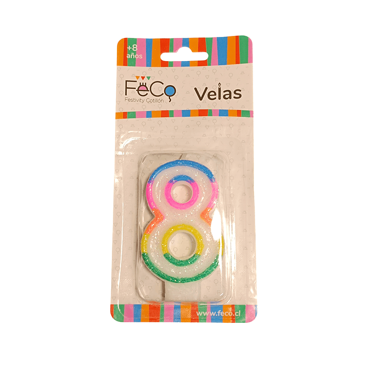 Vela Cumpleaños Feco Numero 5