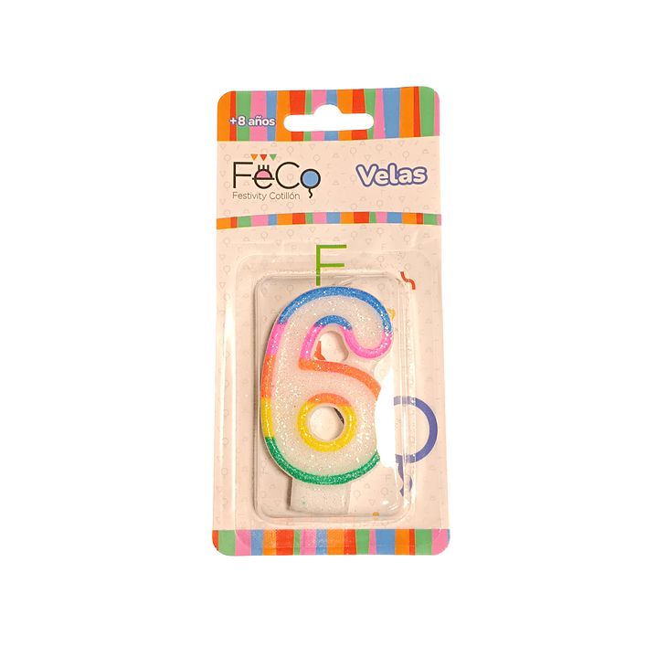 Vela Cumpleaños Feco Numero 7
