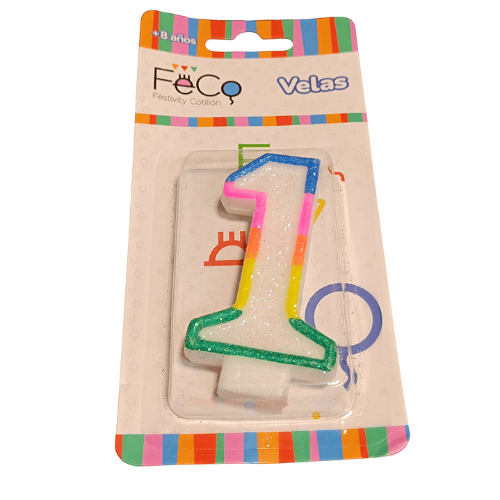 Vela Cumpleaños Feco Numero 10