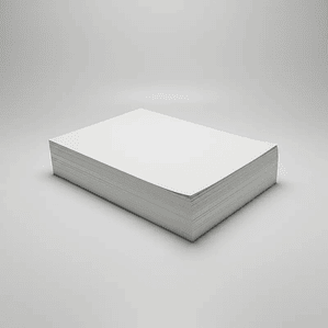 Resma Papel Bond tamaño B5 80grs 500 Hojas  Blanco 17.6x25cm