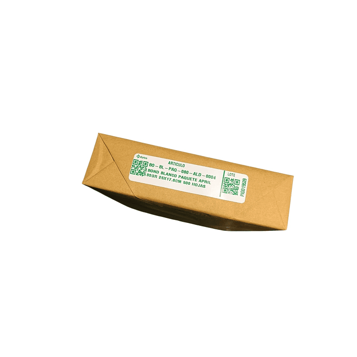 Resma Papel Bond tamaño B5 80grs 500 Hojas  Blanco 17.6x25cm 4