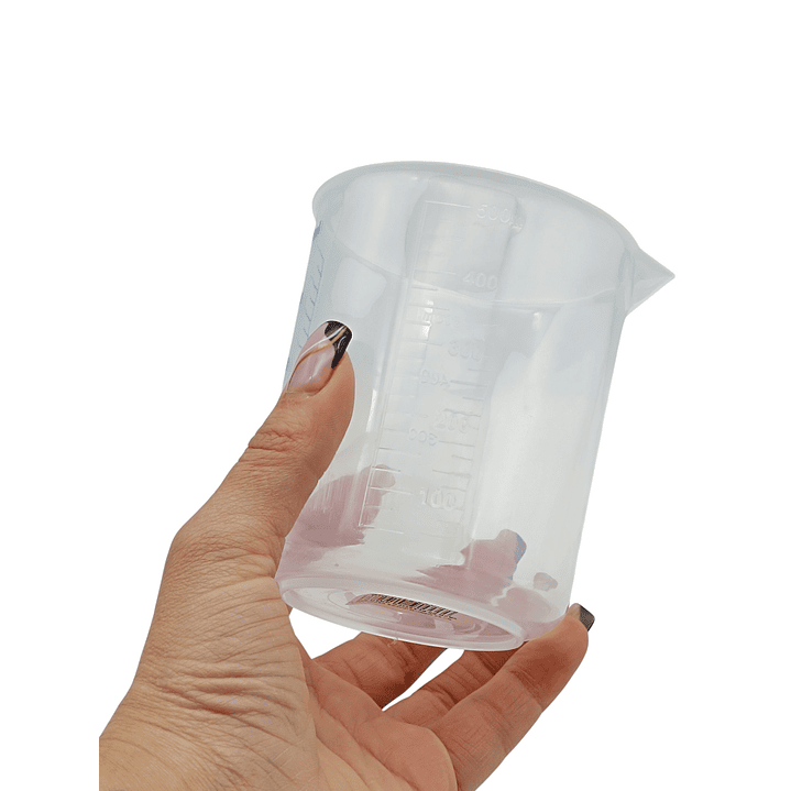 Vaso Presipitado Plastico 500ML 2