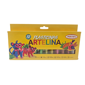 Plasticina Artelina 12 colores