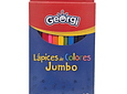 Caja 12 lapices de colores Jumbo Georgi