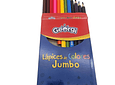 Caja 12 lapices de colores Jumbo Georgi