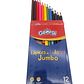 Caja 12 lapices de colores Jumbo Georgi - Miniatura 3