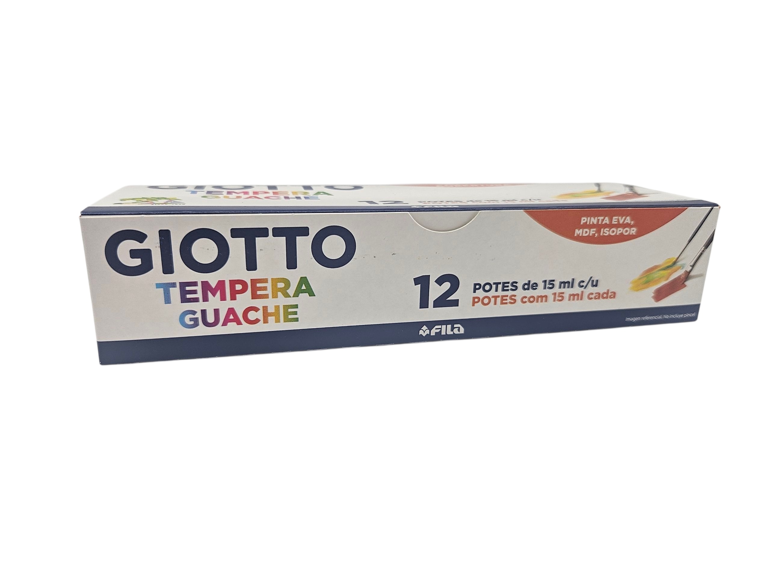 Tempera Giotto 12 colores