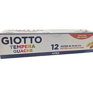 Tempera Giotto 12 colores