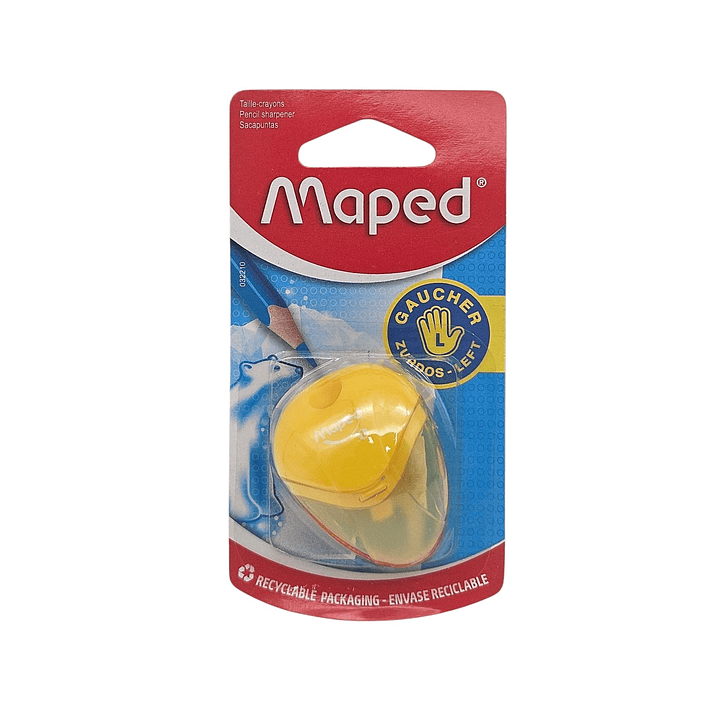 Sacapuntas con basurero para Zurdos Maped - Colores 4