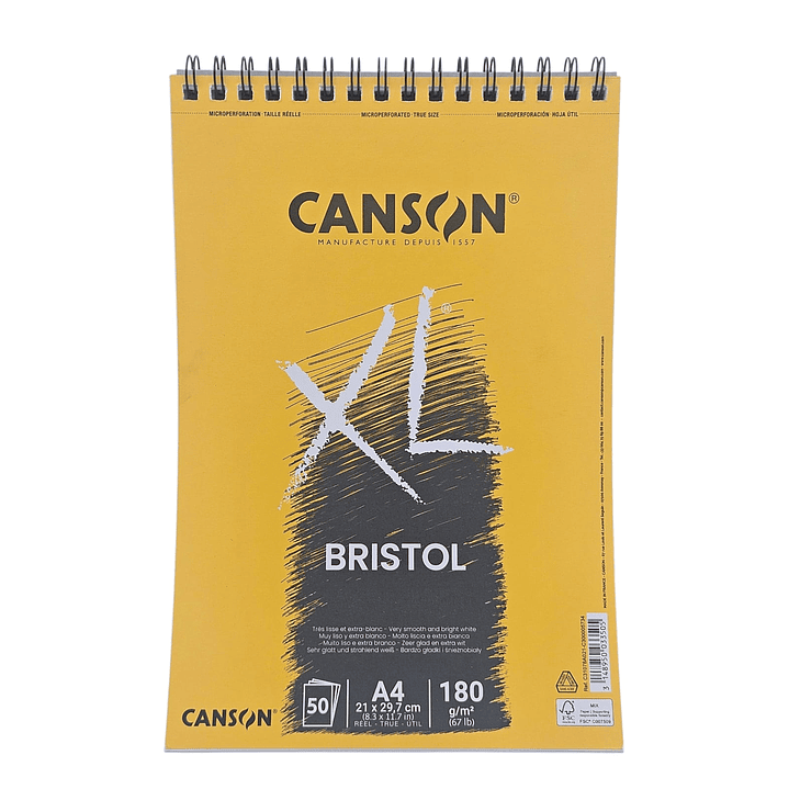 Croquera Canson Bristol XL 180g 1