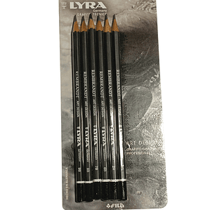 Pack 6 Lapices grafito técnicos Lyra HB-2H-6B-7B-8B-9B