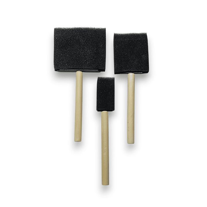 Pack 3 Brochas de Esponja Direferntes Tamaños 2