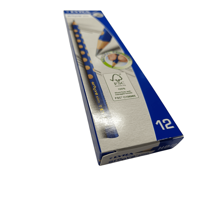 Pack 12 Lapices Grafito Groover Slim Triangular- LYRA 2