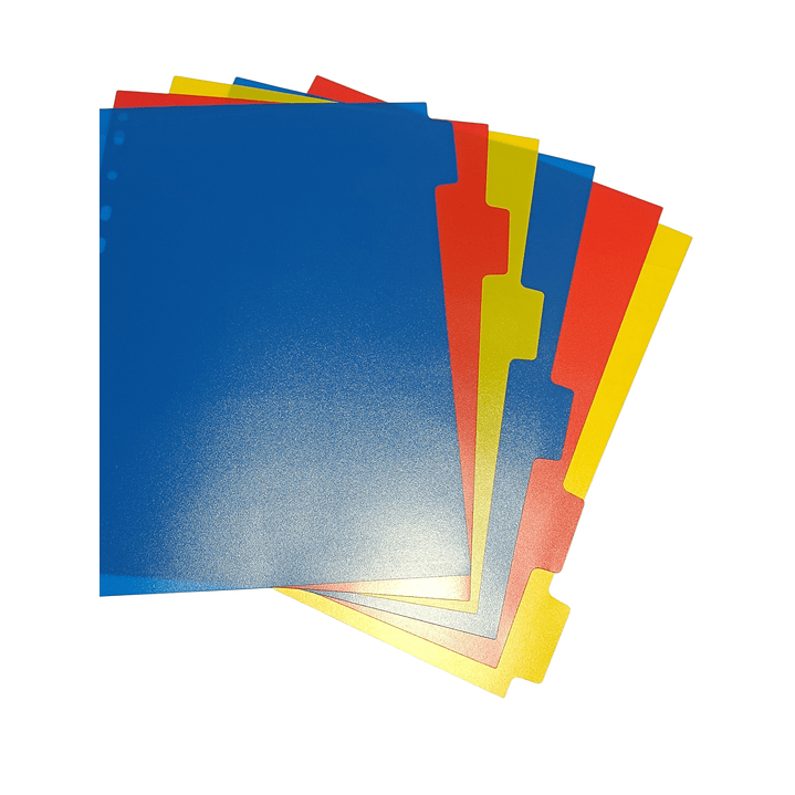 Separadores Plastico Carta Para Archivador 4