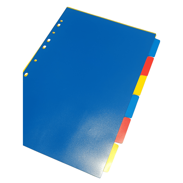 Separadores Plastico Oficio Para Archivador 4