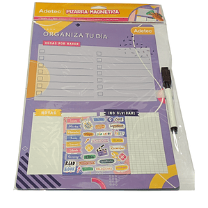 Pizarra Magnetica Planner - diseño juvenil