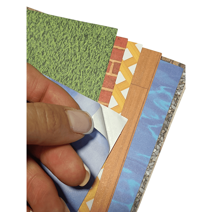 Pack 10 Papeles Diseño Para Maqueta Adhesivo 5