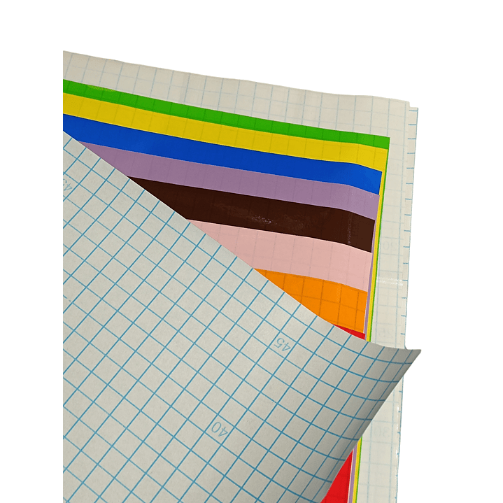 Forro Autoadhesivo 10 Colores Surtidos 5