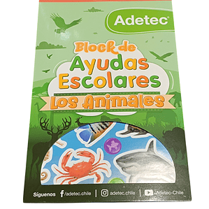 Sticker Ayuda Escolar - Animales
