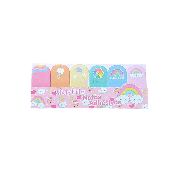 Nota Adhesivas Arcoiris 1