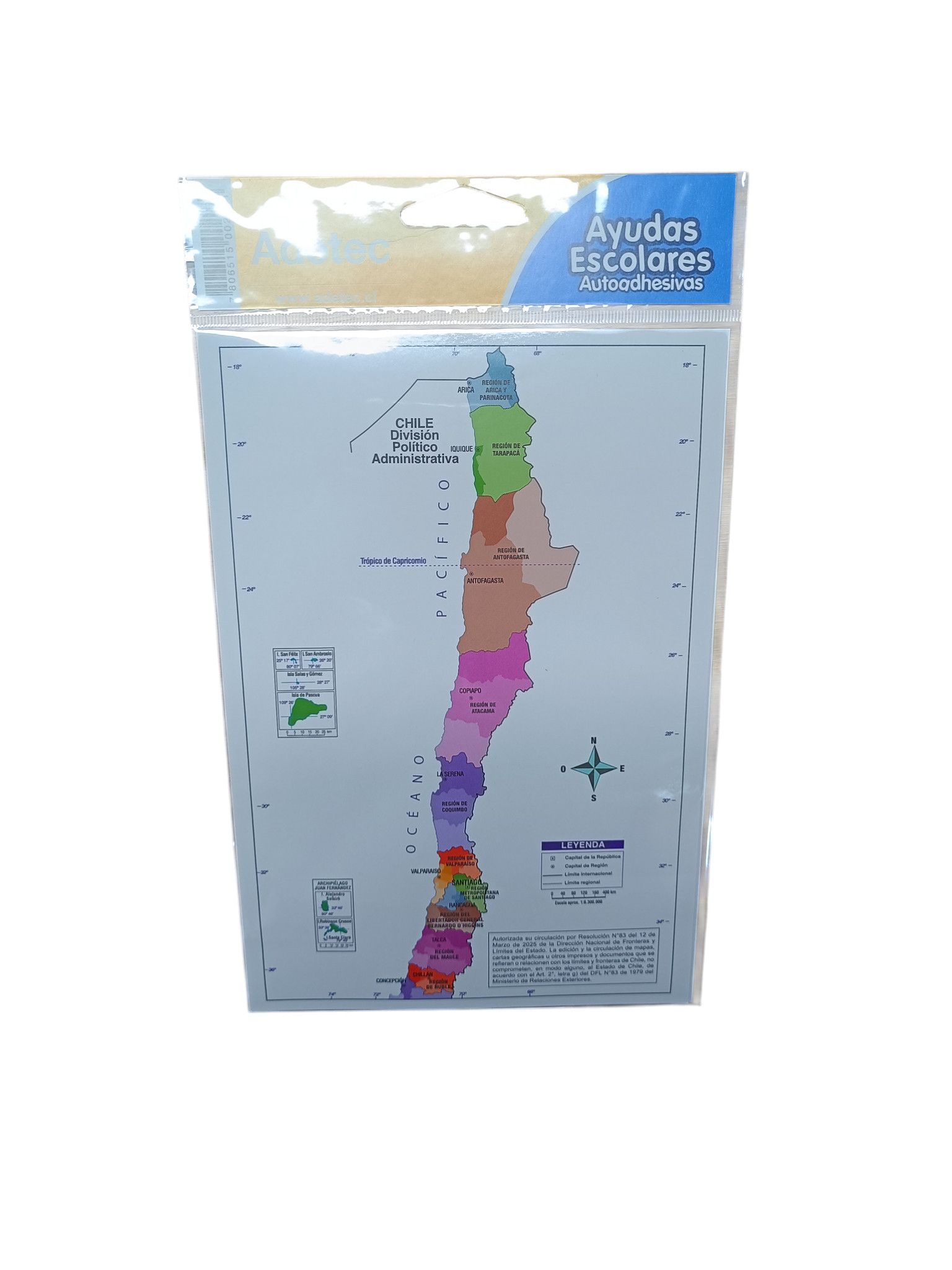 Ayuda Escolar - Mapa Chile