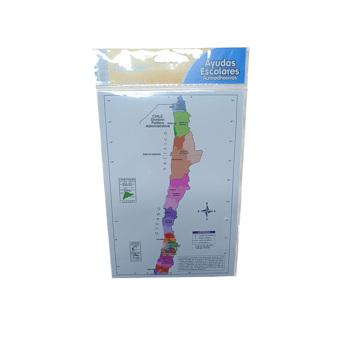 Ayuda Escolar - Mapa Chile 1