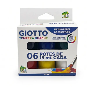 Tempera Giotto 6 Colores 15ml