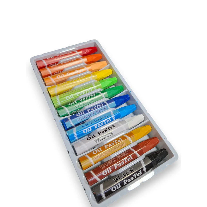Lapices pastel Graso 12 Colores  3