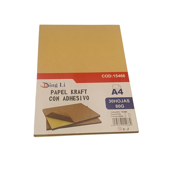 Papel Kraft Con Adhesivo 1