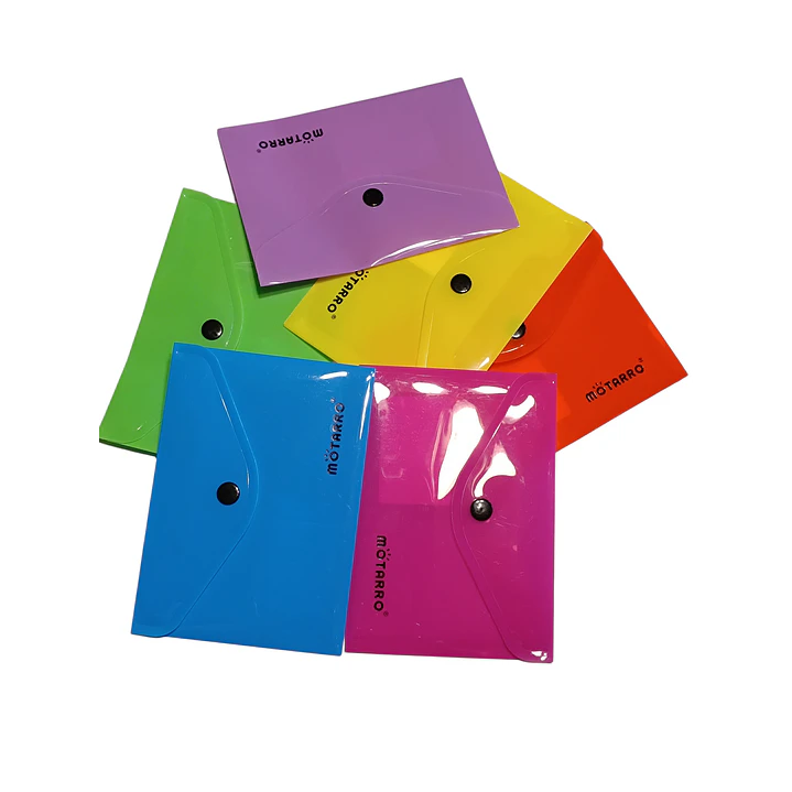 Organizador De Documentos - Archivador Plástico con broche - MQ1007 1