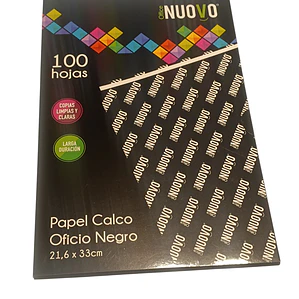 Papel calco Negro 100 hojas