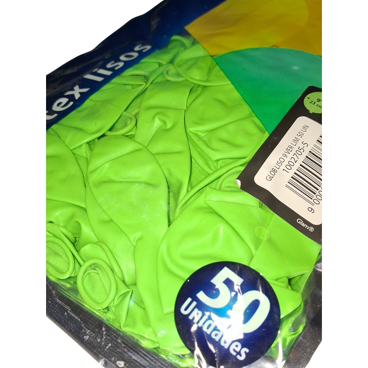 Globo N°9 Color Liso 50unid. Glam 2