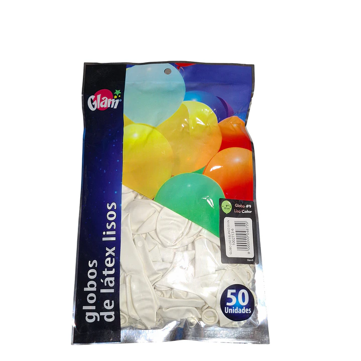 Globo N°9 Color Liso 50unid. Glam 3
