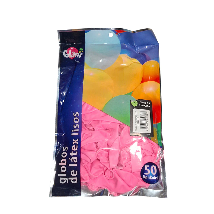 Globo N°9 Color Liso 50unid. Glam 5