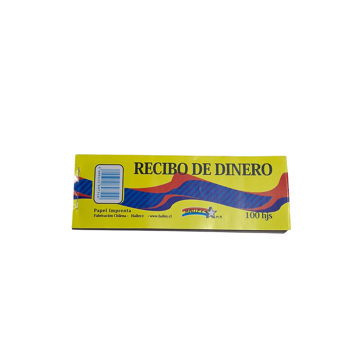 Recibo de Dinero Halley 1