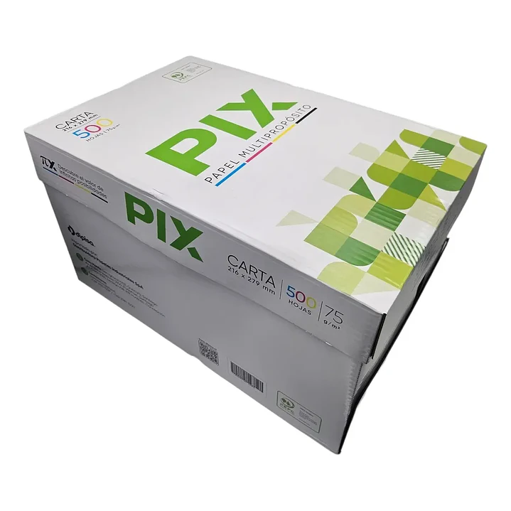 Pack 10 Resma Carta PIX 75g 500Hjs 1