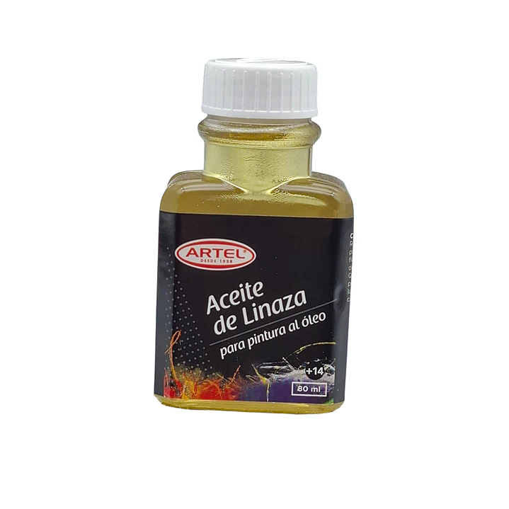 Aceite Linaza 80ml Para Óleo 1