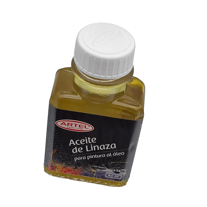 Aceite Linaza 80ml Para Óleo 2