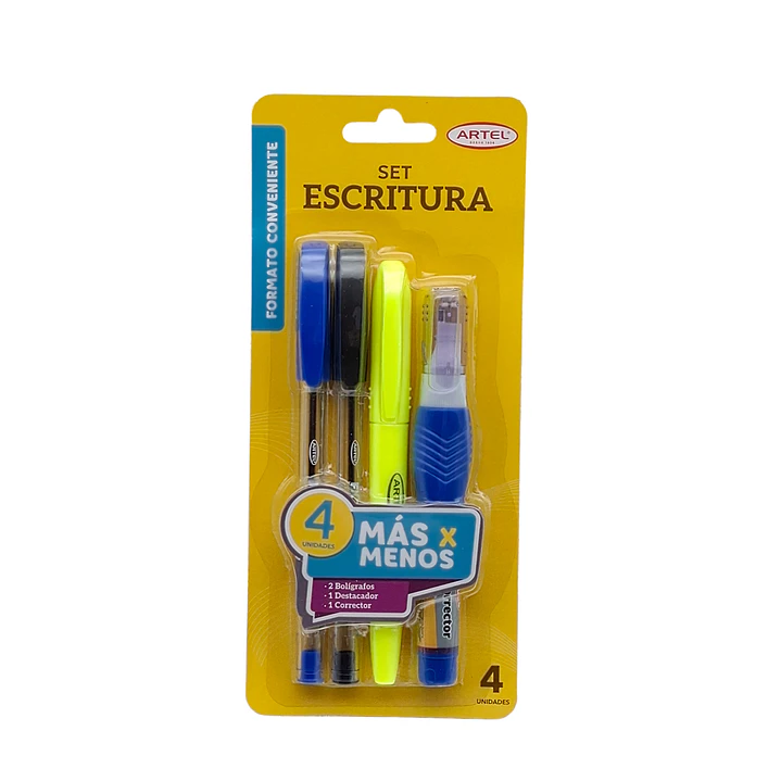 Set Escritura Arte 4 Unidades 1