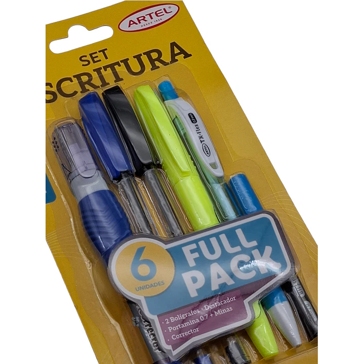 Set de Escritura Artel 6 Unidades 2