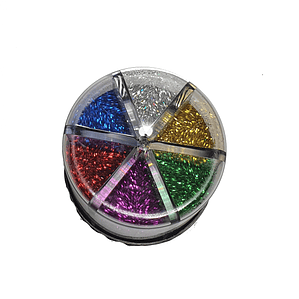 Set Escarcha 6 Colores 60 Gr