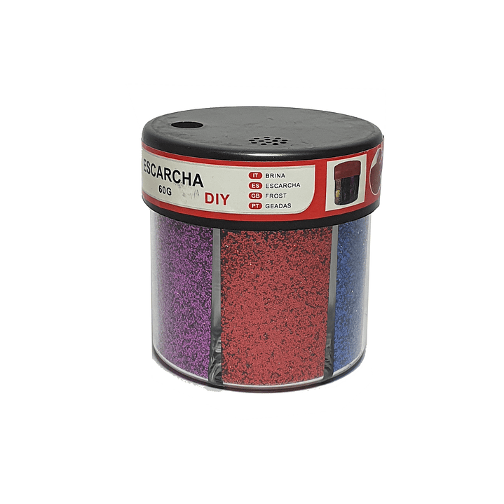 Set Escarcha 6 Colores 60 Gr 5