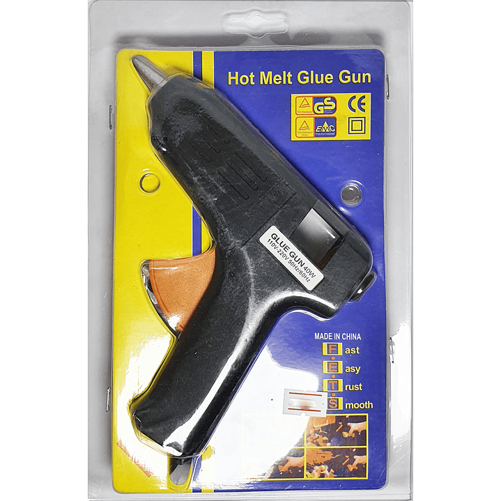 Pistola De Silicona Negra Grande Económica 1